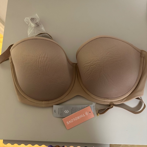 ThirdLove nude strapless bra - Picture 1 of 3
